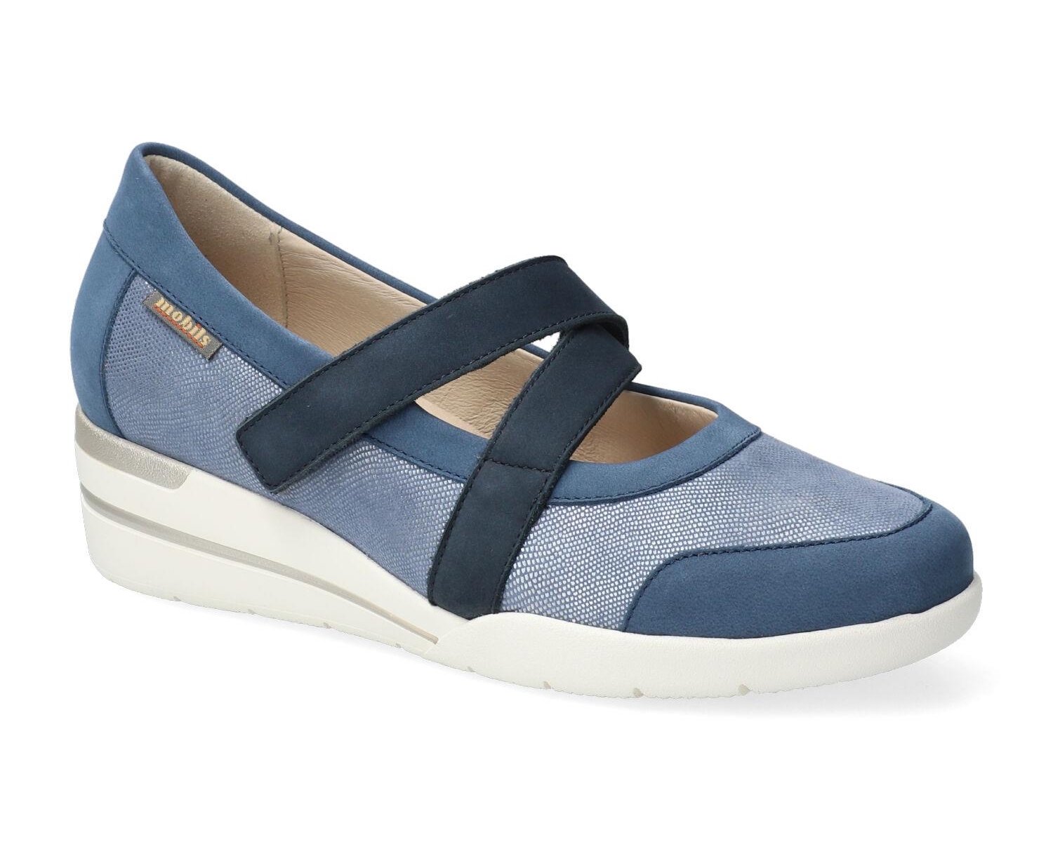 Ballerines femme modèle Cintia Bleu jean - Mephisto